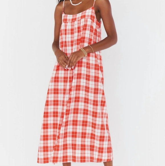 Show Me Your MuMu Dresses & Skirts - Show Me Your Mumu Oasis Sleeveless Dress in Picnic Plaid